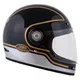 Cassida Fiber Jawa Sport Motorradhelm Schwarz/Silber/Gold