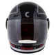 Cassida Fiber Jawa Sport Motorradhelm Schwarz/Silber/Rot