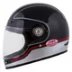 Cassida Fiber Jawa Sport Motorradhelm Schwarz/Silber/Rot