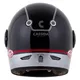 Cassida Fiber Jawa Sport Motorradhelm Schwarz/Silber/Rot