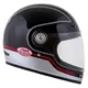 Cassida Fiber Jawa Sport Motorradhelm Schwarz/Silber/Rot