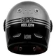 Cassida Fiber Super Hooligan Motorradhelm Schwarz/Metallic Grau