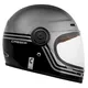 Motorcycle Helmet Cassida Fibre Super Hooligan Black/Metallic Gray