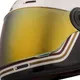 Motorcycle Helmet Cassida Fibre Super Hooligan Carat Pearl White/Black/Red/Gold