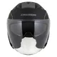 Cassida Jet Tech RoxoR Motorradhelm schwarz matt/fluo gelb/grau