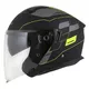 Motorcycle Helmet Cassida Jet Tech RoxoR Matte Black/Fluo Yellow/Gray