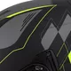 Moto přilba Cassida Jet Tech RoxoR černá matná/žlutá fluo/šedá