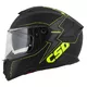 Motorradhelm Cassida Integral GT 2.1 Flash schwarz matt/fluo gelb/dunkelgrau