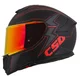 Motorcycle Helmet Cassida Integral GT 2.1 Flash Matte Black/Metallic Red/Dark Gray