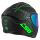 Motorcycle Helmet Cassida Integral GT 2.1 Flash Matte Black/Fluo Green/Dark Gray