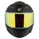 Motorradhelm Cassida Integral GT 2.1 Flash Schwarz Matt/Metallic Gold/Dunkelgrau