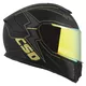 Motorradhelm Cassida Integral GT 2.1 Flash Schwarz Matt/Metallic Gold/Dunkelgrau