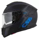 Motorradhelm Cassida Integral GT 2.1 Flash schwarz matt/metallic blau/dunkelgrau