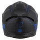 Motorcycle Helmet Cassida Integral GT 2.1 Flash Matte Black/Metallic Blue/Dark Gray