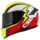 Moto přilba Cassida Integral GT 2.1 Flash žlutá fluo/červená fluo/černá/bílá