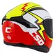 Motorradhelm Cassida Integral GT 2.1 Flash gelb fluo/rot fluo/schwarz/weiss