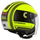 Motorcycle Helmet Cassida Handy Metropolis Safety Fluo Yellow/Black/Reflective Gray