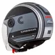 Cassida Handy Metropolis Vision Motorradhelm schwarz matt/grau/reflektierend grau