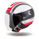 Cassida Handy Metropolis Motorradhelm schwarz/weiß/rot