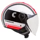 Motorcycle Helmet Cassida Handy Metropolis Black/White/Red