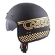 Motorcycle Helmet Cassida Oxygen Rondo 2023 Black Matte/Gold