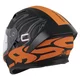 Motorcycle Helmet Cassida Orbit Multivers Matte Black/Orange/Gray/White