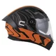 Motorcycle Helmet Cassida Orbit Multivers Matte Black/Orange/Gray/White