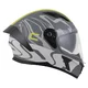 Motorcycle Helmet Cassida Orbit Multivers Matte Gray/Light Gray/Fluo Yellow/Black