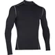 Men’s Compression T-Shirt Under Amour ColdGear Mock - Black - Black