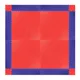 Puzzle Floor Mat inSPORTline Simple Red