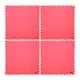 Exercise Mat inSPORTline EVA40 200 x 200 cm - Red - Red