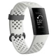 Fitness Tracker Fitbit Charge 3 Graphite/White Silicone