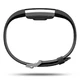 FITBIT Charge 2 Black Silver Fitnessarmband