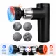 Masážní pistole s hřejivým/chladivým nástavcem inSPORTline ChillFrost • 1800 mAh • 1600-2800 rpm • až 6 mm - černá