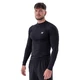 Men’s Long-Sleeve Activewear T-Shirt Nebbia 328 - Black - Black