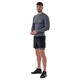 Men’s Long-Sleeve Activewear T-Shirt Nebbia 328 - Black