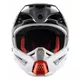 Motorcycle Helmet Alpinestars S-M5 Rayon Light Gray/Black/Silver/Matte/Orange 2022