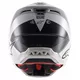 Motorcycle Helmet Alpinestars S-M5 Rayon Light Gray/Black/Silver/Matte/Orange 2022