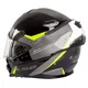 Výklopná moto prilba LS2 FF393 Convert Hawk - čierno-žltá