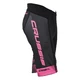 Women’s Cycling Shorts Crussis CSW-051 - Black-Fluo Pink - Black-Fluo Pink