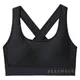 Women’s Sports Bra Under Armour Mid Crossback - Lipstick - Black/Black/Graphite