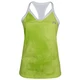 Women's sports sleeveless Newline Imotion Print Tank - White - Green