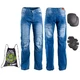 Pánské moto jeansy W-TEC Davosh - modrá - modrá