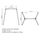 Egyszemélyes hinta (keret) SLIM MO-019 - Marbo Sport