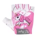 Dětské cyklo rukavice Etape Tiny - růžová/mint (květy) - bílá/růžová (jednorožec)