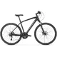 Pánské crossové kolo Kross Evado 10.0 28" - model 2020 - černo-stříbrná - černo-stříbrná