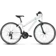 Dámsky crossový bicykel Kross Evado 1.0 28" - model 2021 - L (19") - bielo-tyrkysová