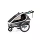 Vozík za kolo Qeridoo KidGoo 2 Sport - Anthracite Grey - Anthracite Grey