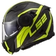 Flip-Up Motorcycle Helmet LS2 FF313 Vortex - Carbon Hi Vis Yellow