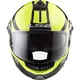 Flip-Up Motorcycle Helmet LS2 FF325 Strobe Zone Hi-Vis Yellow Black